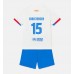 Barcelona Andreas Christensen #15 Replika Babykläder Borta matchkläder barn 2023-24 Korta ärmar (+ Korta byxor)